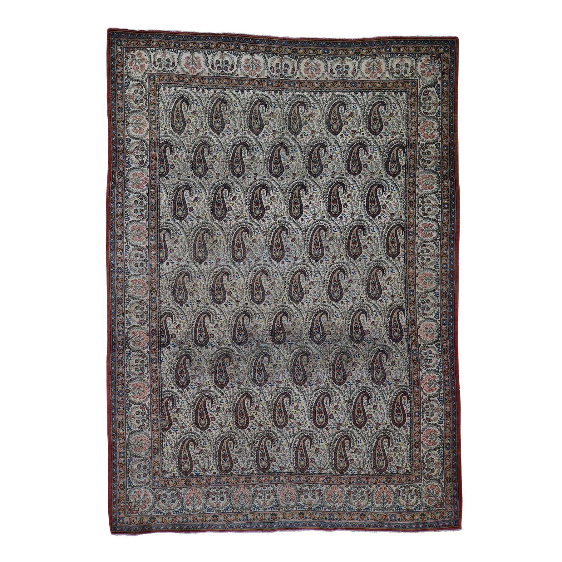 Traditional Wool Hand-Knotted Area Rug 6'3